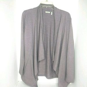 Logo Lori Goldstein Lounge Open Front Cardigan